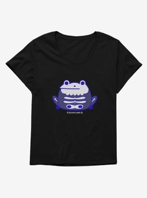 Rainylune Son The Frog Skeleton Womens T-Shirt Plus
