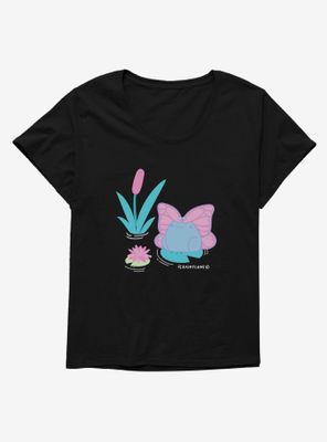 Rainylune Sprout The Frog Butterfly Womens T-Shirt Plus