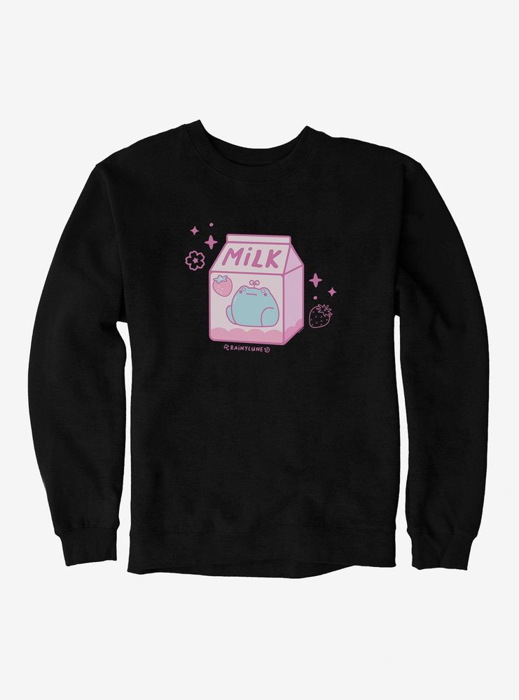 Rainylune Sprout Strawberry Milk Sweatshirt