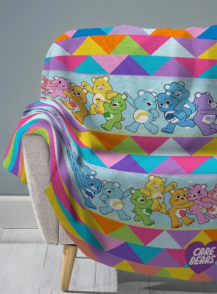 Care Bears Raschel Throw Blanket