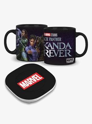 Marvel Black Panther Wakanda Forever Mug Warmer With Mug
