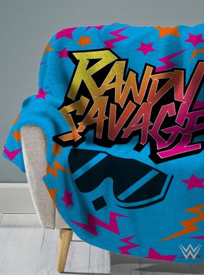 WWE Macho Man Randy Savage Raschel Throw Blanket