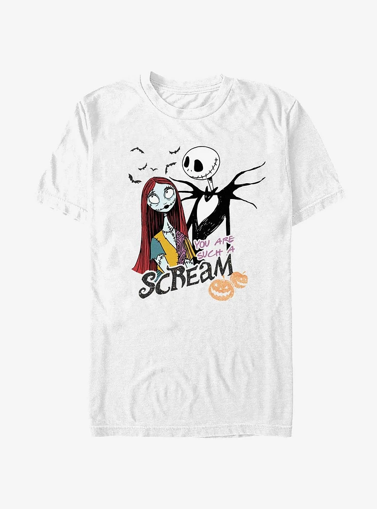 Disney The Nightmare Before Christmas Jack And Sally You Are Such A Scream T-Shirt