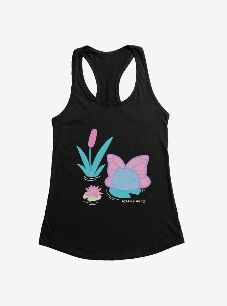 Rainylune Sprout The Frog Butterfly Womens Tank Top