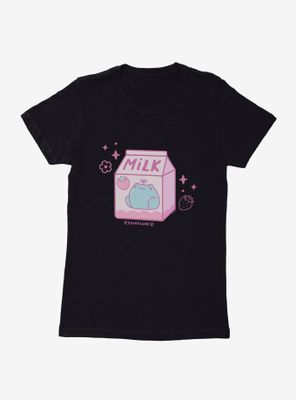 Rainylune Sprout The Frog Strawberry Milk Womens T-Shirt