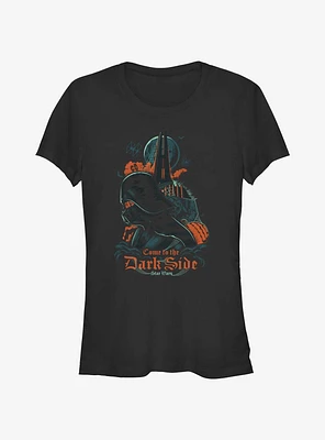 Star Wars Vader Come To The Dark Side Girls T-Shirt