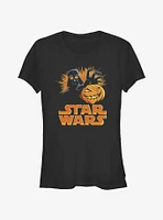 Star Wars Darth Pumpkin Girls T-Shirt