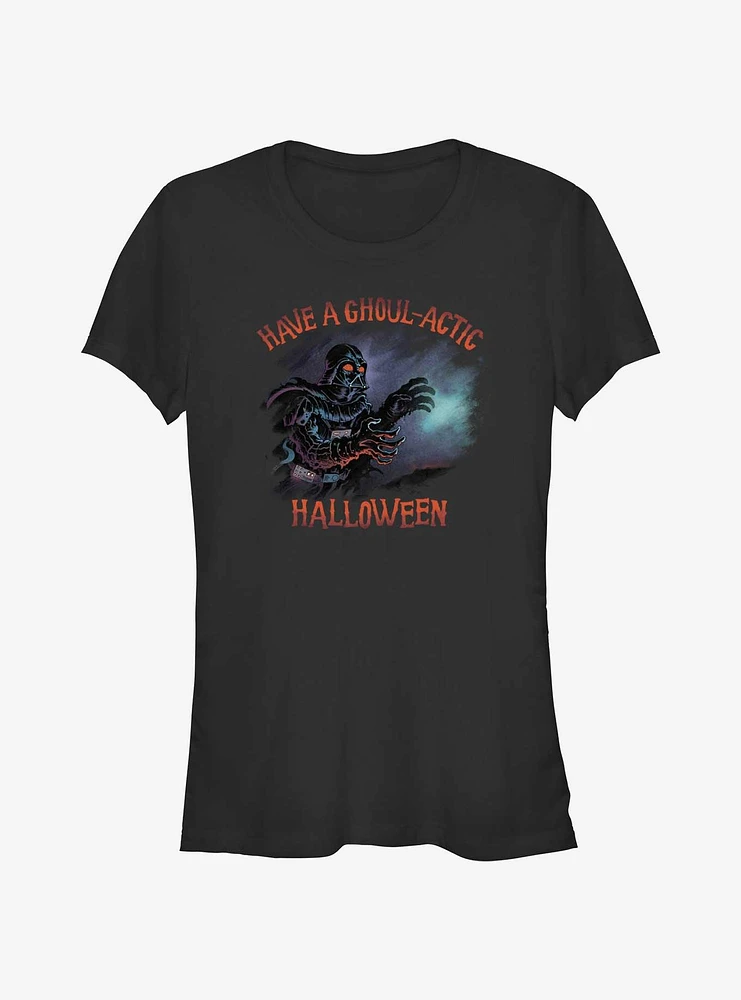 Star Wars Vader Have A Ghoul-actic Halloween Girls T-Shirt