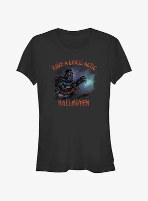Star Wars Vader Have A Ghoul-actic Halloween Girls T-Shirt