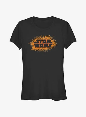 Star Wars Halloween Logo Girls T-Shirt