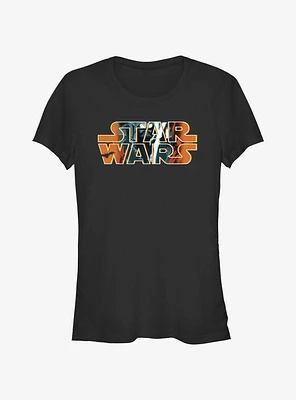 Star Wars Vader Halloween Logo Girls T-Shirt