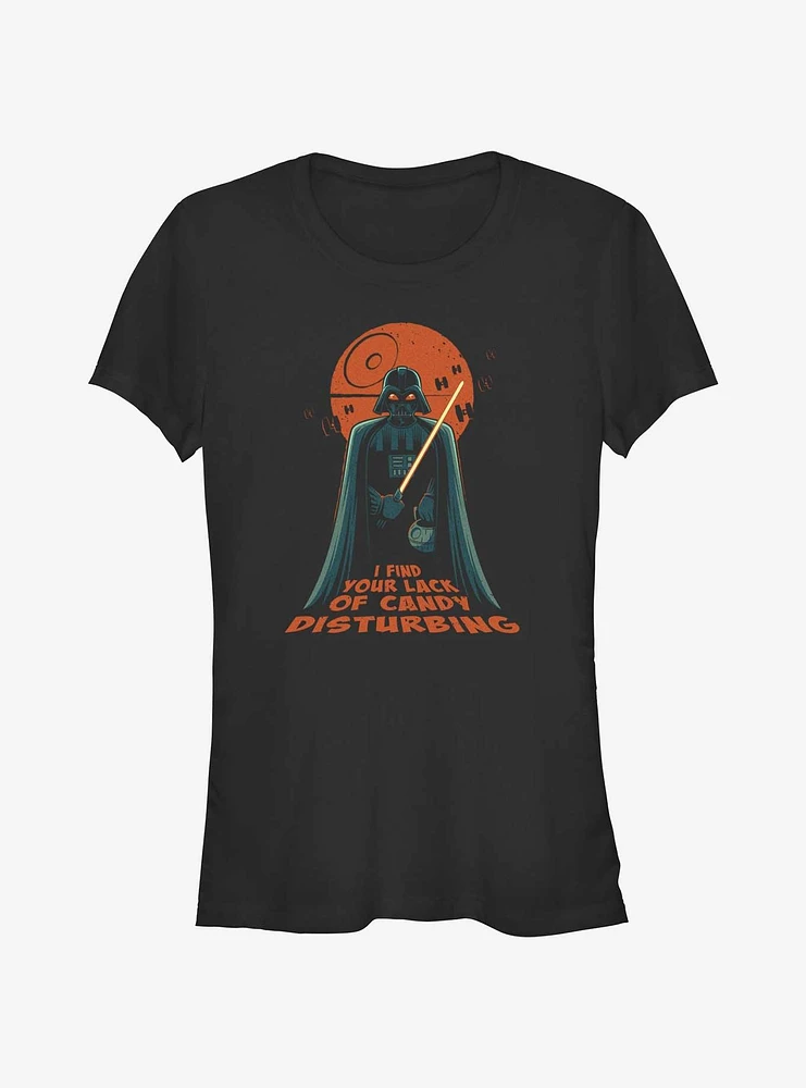Star Wars Vader Disturbing Lack of Candy Girls T-Shirt