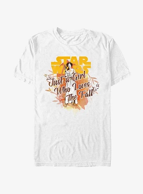 Star Wars Leia Loves The Fall T-Shirt