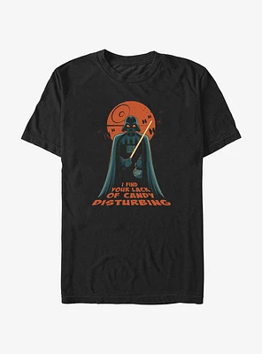 Star Wars Vader Disturbing Lack of Candy T-Shirt