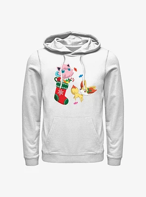 Pokemon Jiggly Puff and Fennekin Gift Stocking Hoodie