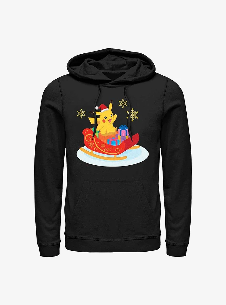 Pokemon Pikachu Sleigh Ride Hoodie