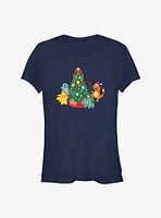 Pokemon Christmas Tree Girls T-Shirt