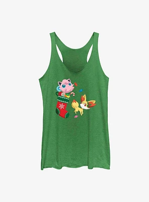 Pokemon Jiggly Puff and Fennekin Gift Stocking Girls Tank