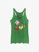 Pokemon Jiggly Puff and Fennekin Gift Stocking Girls Tank