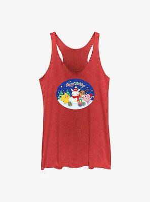 Pokemon Happy Holidays Snowman Girls Tank