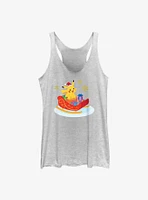 Pokemon Pikachu Sleigh Ride Girls Tank