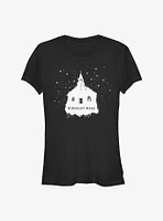 Midnight Mass Snowy Church Girls T-Shirt