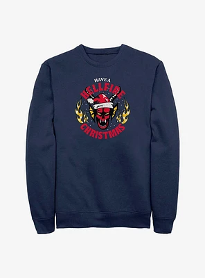 Stranger Things Have A Hellfire Christmas Sweatshirt