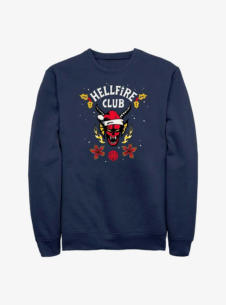 Stranger Things A Hellfire Holiday Sweatshirt