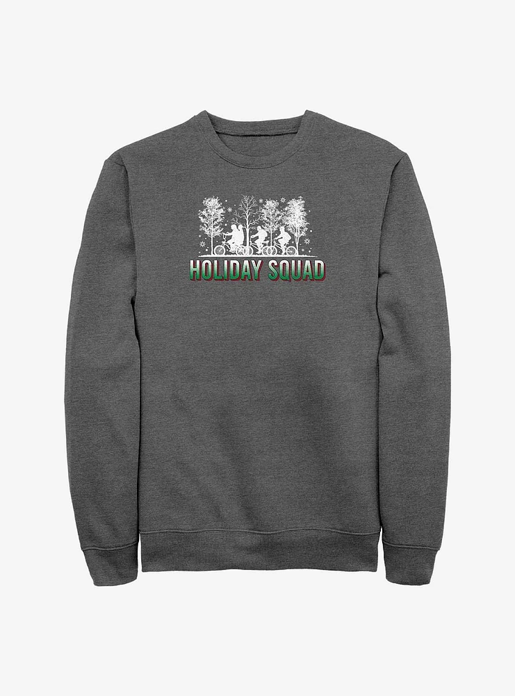 Stranger Things Holiday Squad Bike Ride Sweatshirt