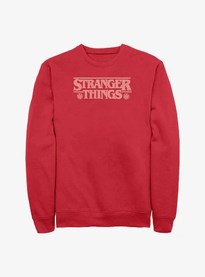 Stranger Things Knitted Logo Sweatshirt