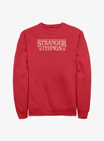 Stranger Things Knitted Logo Sweatshirt