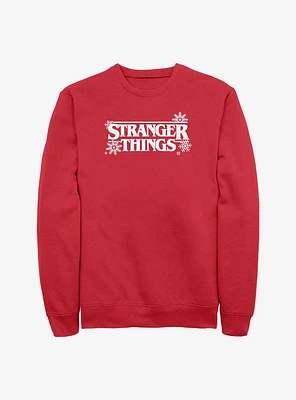 Stranger Things Snowflake Logo Sweatshirt