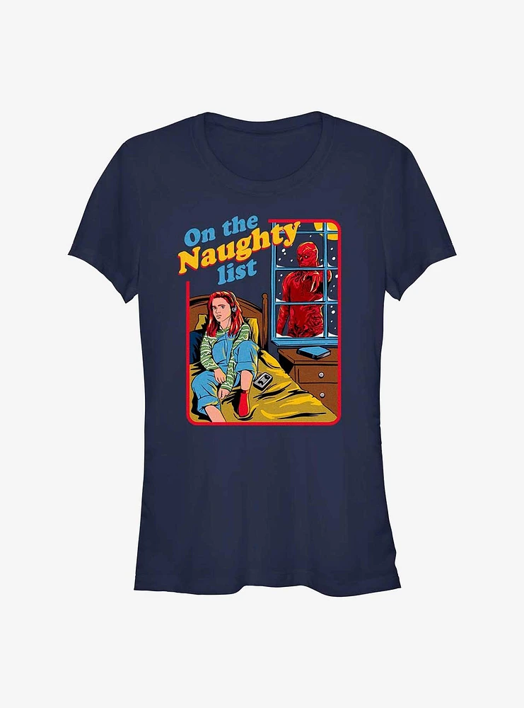 Stranger Things Max On The Naughty List Girls T-Shirt