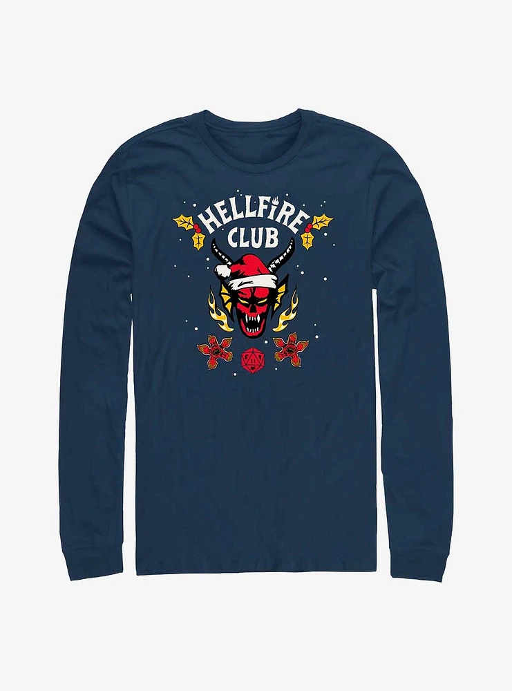 Stranger Things A Hellfire Holiday Long-Sleeve T-Shirt