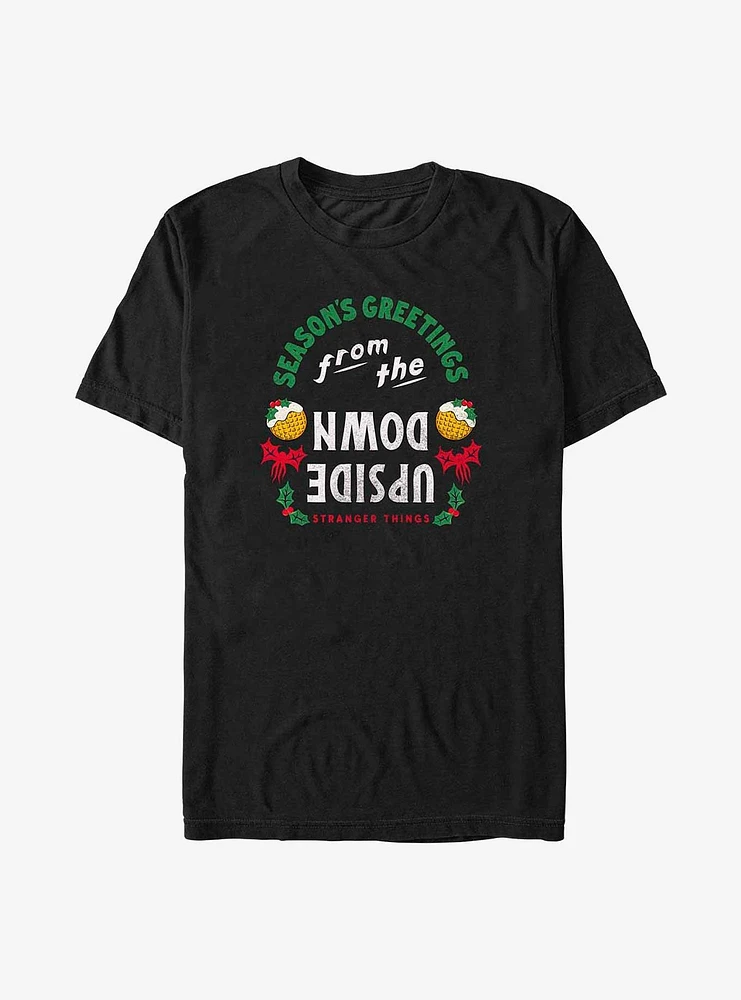 Stranger Things Season's Greetings From The Upside Down T-Shirt