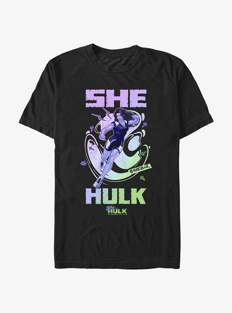 Marvel She-Hulk: Attorney At Law Punch Portrait T-Shirt