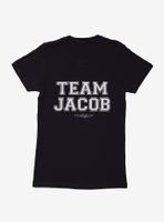Twilight Team Jacob Collegiate Font Womens T-Shirt