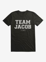 Twilight Team Jacob Collegiate Font T-Shirt