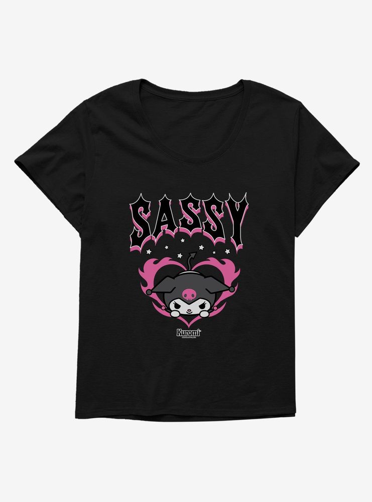 Kuromi Sassy Womens T-Shirt Plus