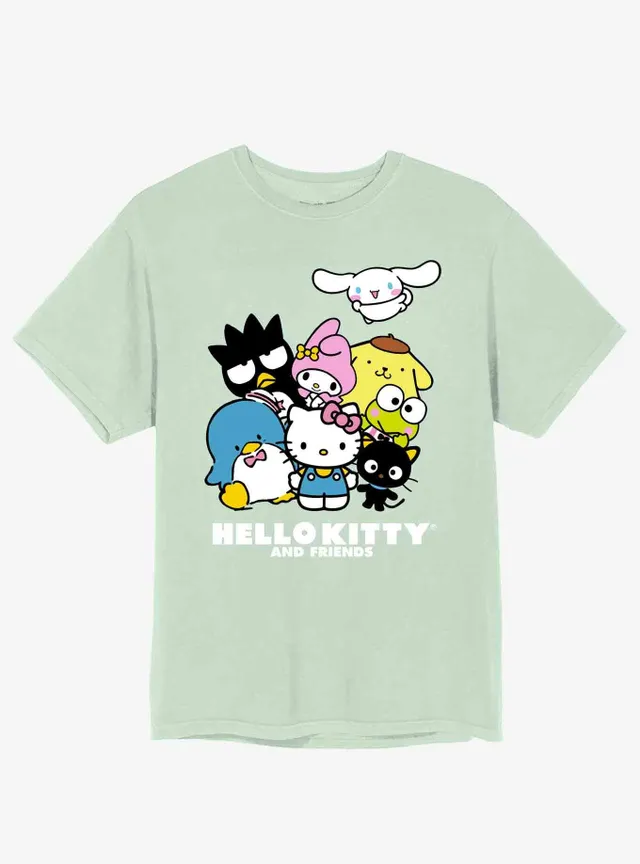 Hello Kitty And Friends Pastel Tie-Dye Boyfriend Fit Girls T-Shirt