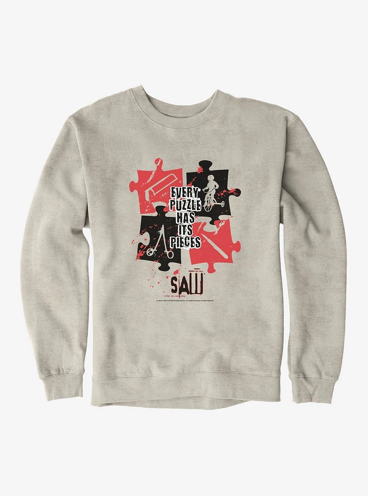 Saw Puzzle Pieces Sweatshirt