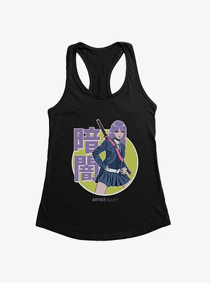 Artist Alley Anime Girl Darkness Womens Tank Top