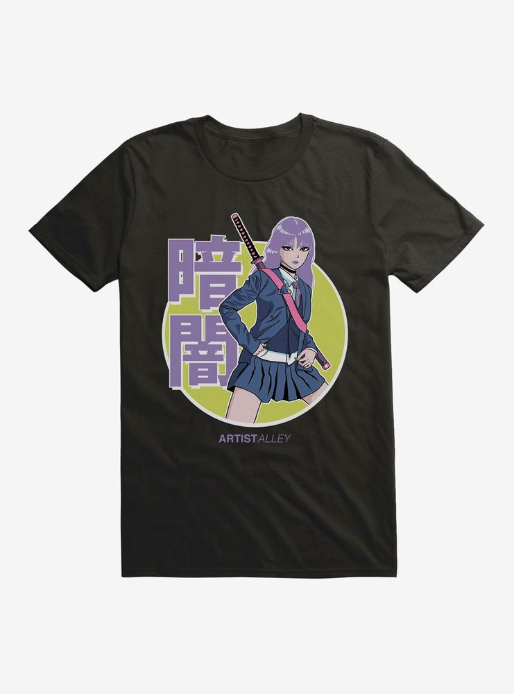 Boxlunch Artist Alley Anime Girl Darkness T-Shirt