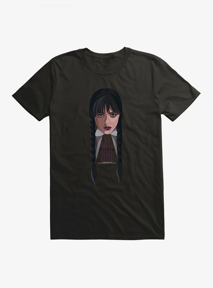 Wednesday No Hug Zone T-Shirt