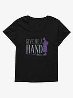 Wednesday Give Me A Hand Girls T-Shirt Plus