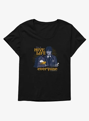 Wednesday Hive Life Girls T-Shirt Plus
