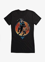 DC Comics Batman Nightwing Raptor Girls T-Shirt