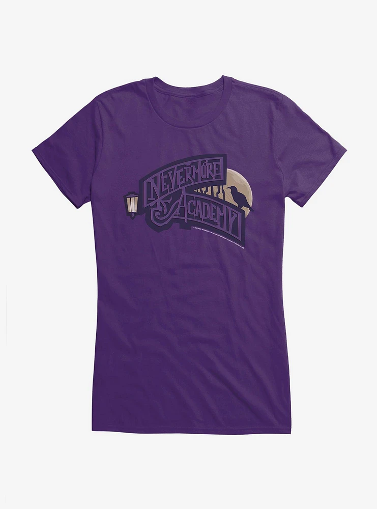 Wednesday Nevermore Academy Girls T-Shirt