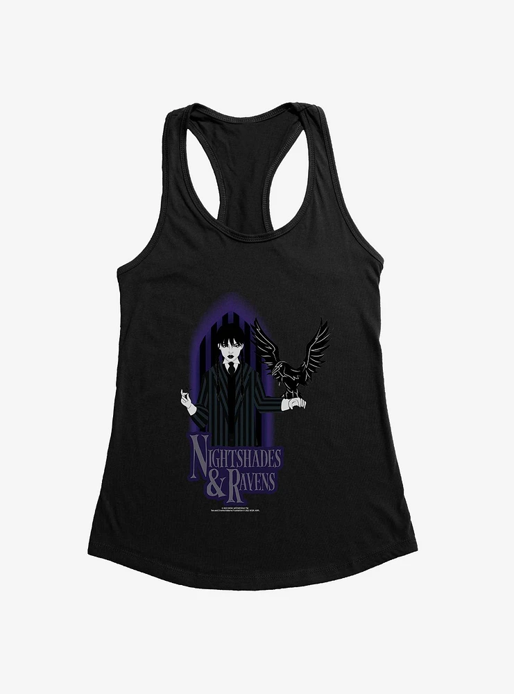 Wednesday Raven Girls Tank