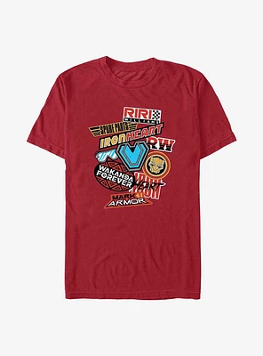 Marvel Black Panther: Wakanda Forever Ironheart Badges T-Shirt